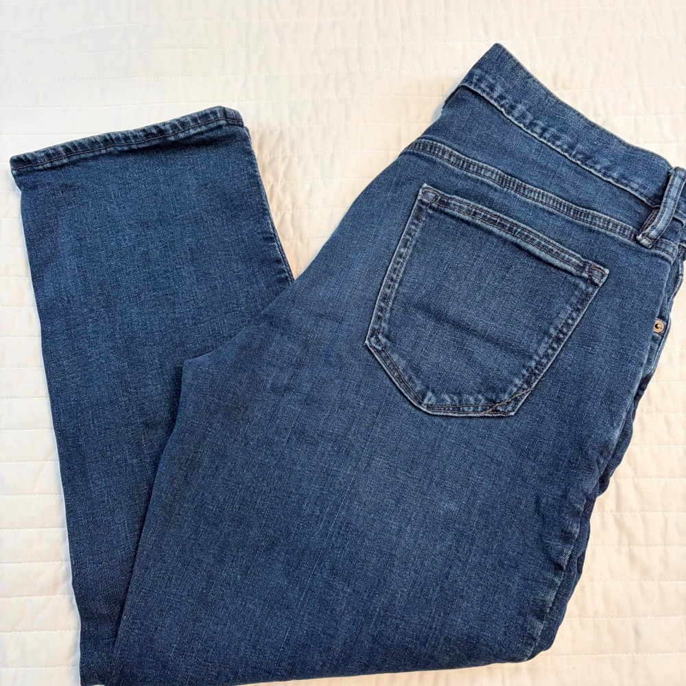 Banana Republic Slim Fit Jeans Dark Wash Stretch Denim Jeans Mens 35x34